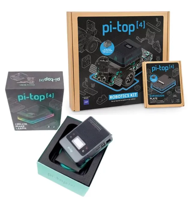 PI-TOP [4] Complete + Robotics kit +Expansion plate